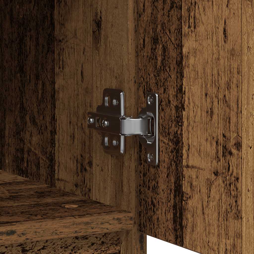 Skänk Åldrat Trä med lådor 71x35x84 cm