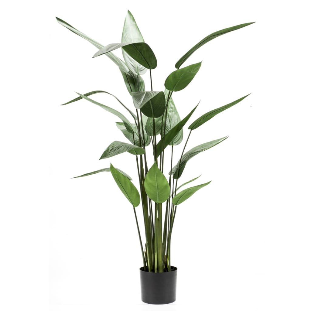 Keinotekoinen Keinotekoinen kasvi Heliconia green 125 cm