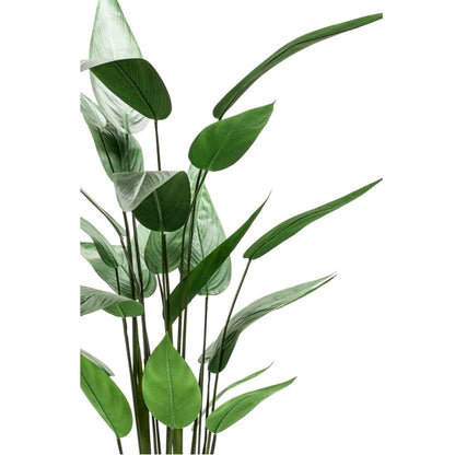 Keinotekoinen Keinotekoinen kasvi Heliconia green 125 cm