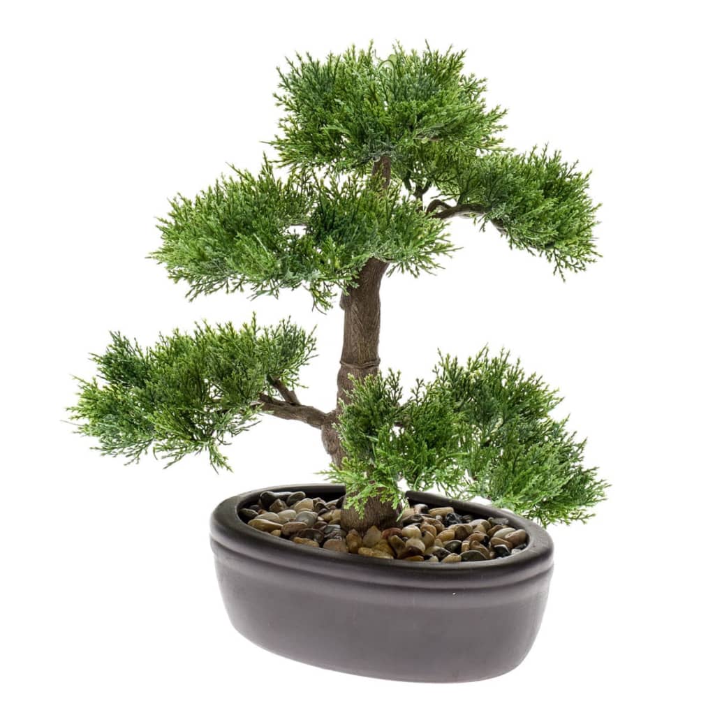 Keinotekoinen kasvi bonsai puu vihreä 32 cm