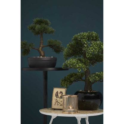 Keinotekoinen kasvi bonsai puu vihreä 32 cm