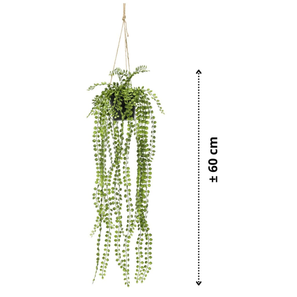 Keinotekoinen Keinotekoinen kasvi Kiipeävä ficus ruukussa roikkuu 60 cm