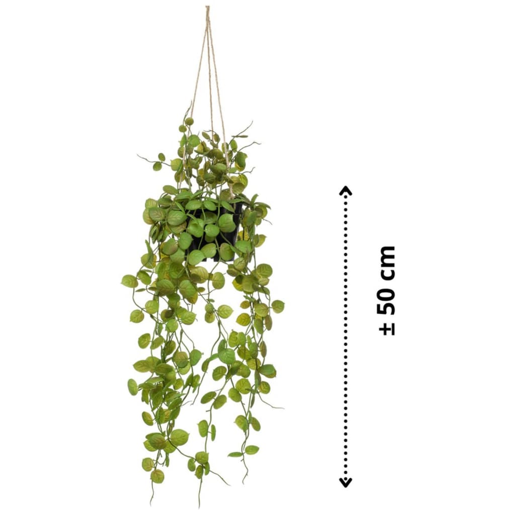 Konstgjord Konstväxt ceropegia i kruka hängande 50 cm