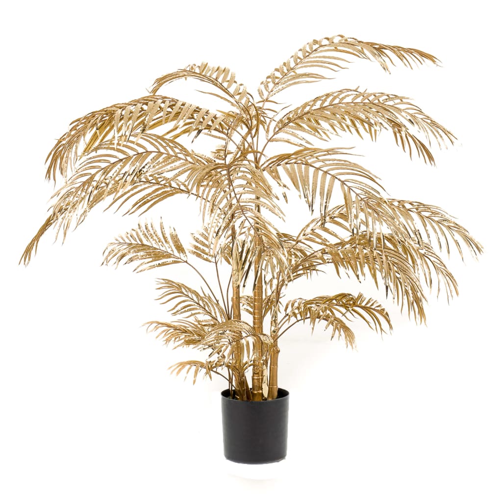 Keinotekoinen kasvi Areca Palm Tree 145cm kultaa