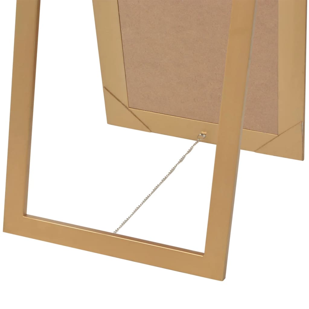 Väggspegel barockstil 160x40 cm guld