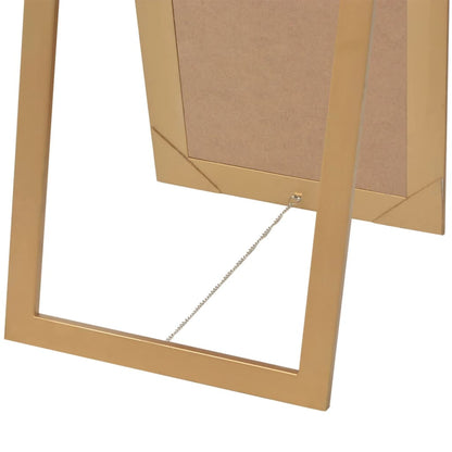 Väggspegel barockstil 160x40 cm guld