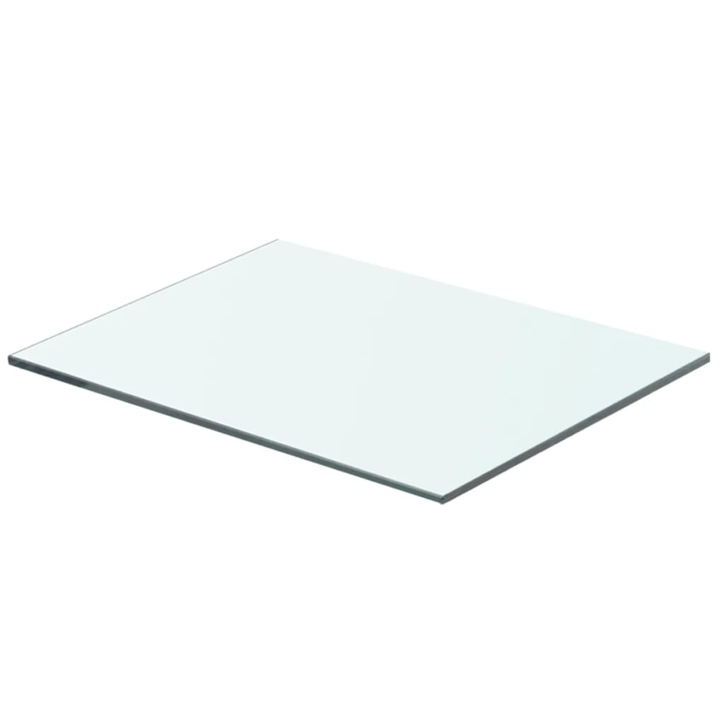 Hyllplan glas genomskinlig 40x25 cm