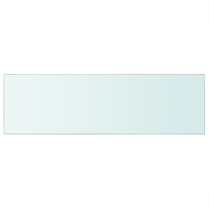 Hyllplan glas genomskinlig 80x25 cm