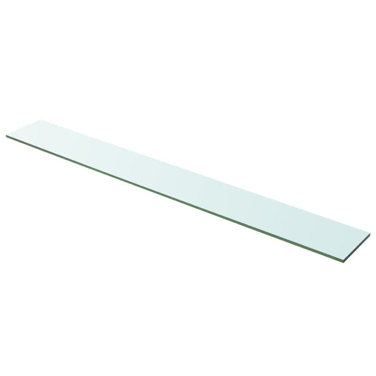 Hyllplan glas genomskinlig 100x12 cm