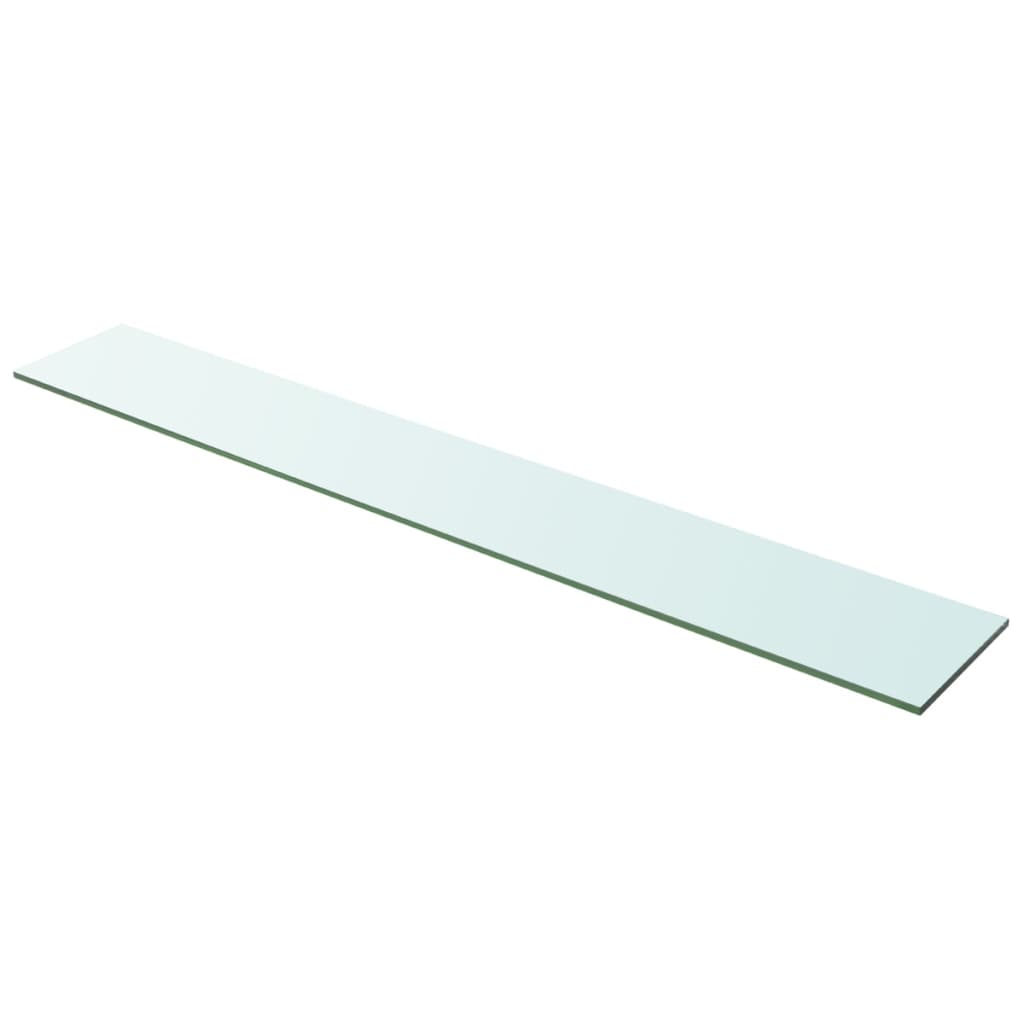 Hyllplan glas genomskinlig 100x15 cm