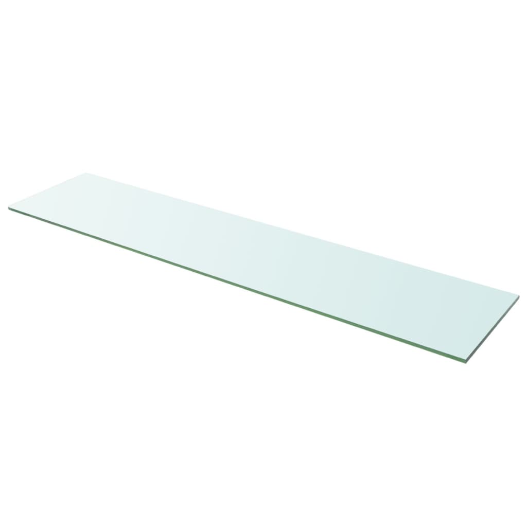 Hyllplan glas genomskinlig 110x25 cm