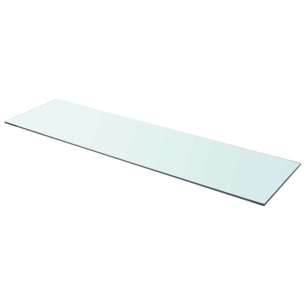 Hyllplan glas genomskinlig 110x30 cm