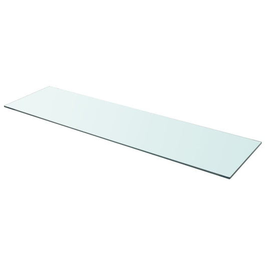 Hyllplan glas genomskinlig 110x30 cm