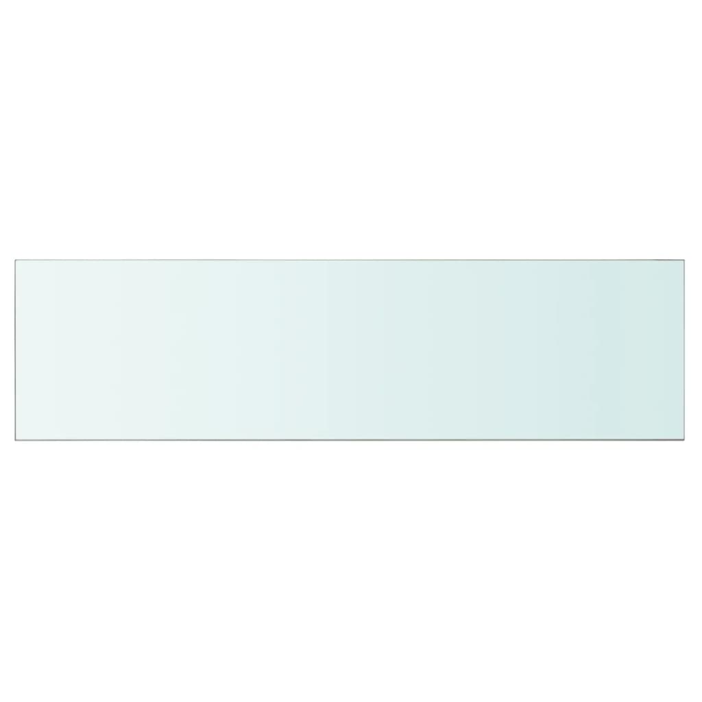 Hyllplan glas genomskinlig 110x30 cm