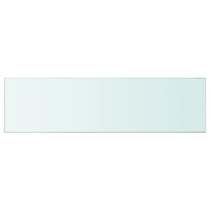 Hyllplan glas genomskinlig 110x30 cm