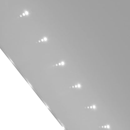 Badrumsspegel LED-belysning 60x80 cm