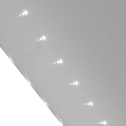 Badrumsspegel LED-belysning 100x60 cm