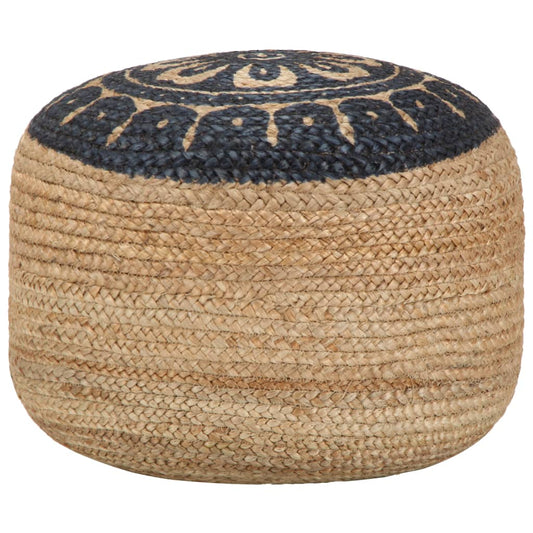 Rakkaus Käsintehty pouf sininen 45x30 cm juutti