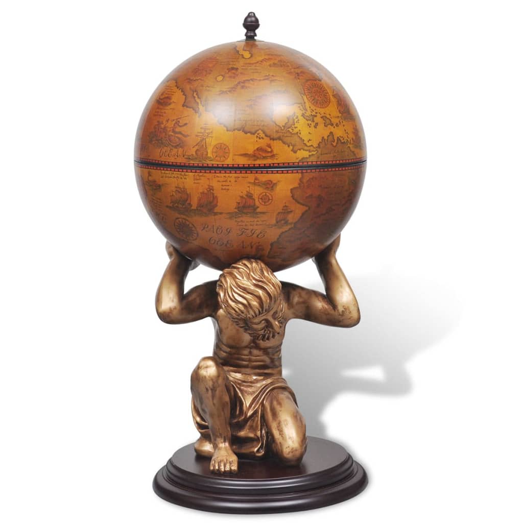 Viiniteline Globe bar Atlas 42 x 42 x 85 cm