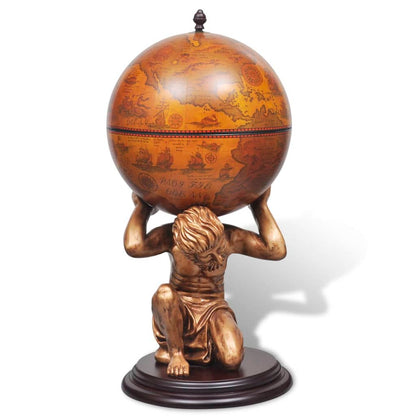 Viiniteline Globe bar Atlas 42 x 42 x 85 cm