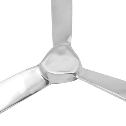 Väggdekoration propeller aluminium silver 70 cm