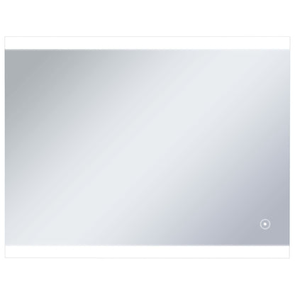 Badrumsspegel LED med touch-sensor 80x60 cm