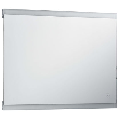 Badrumsspegel LED med touch-sensor 80x60 cm