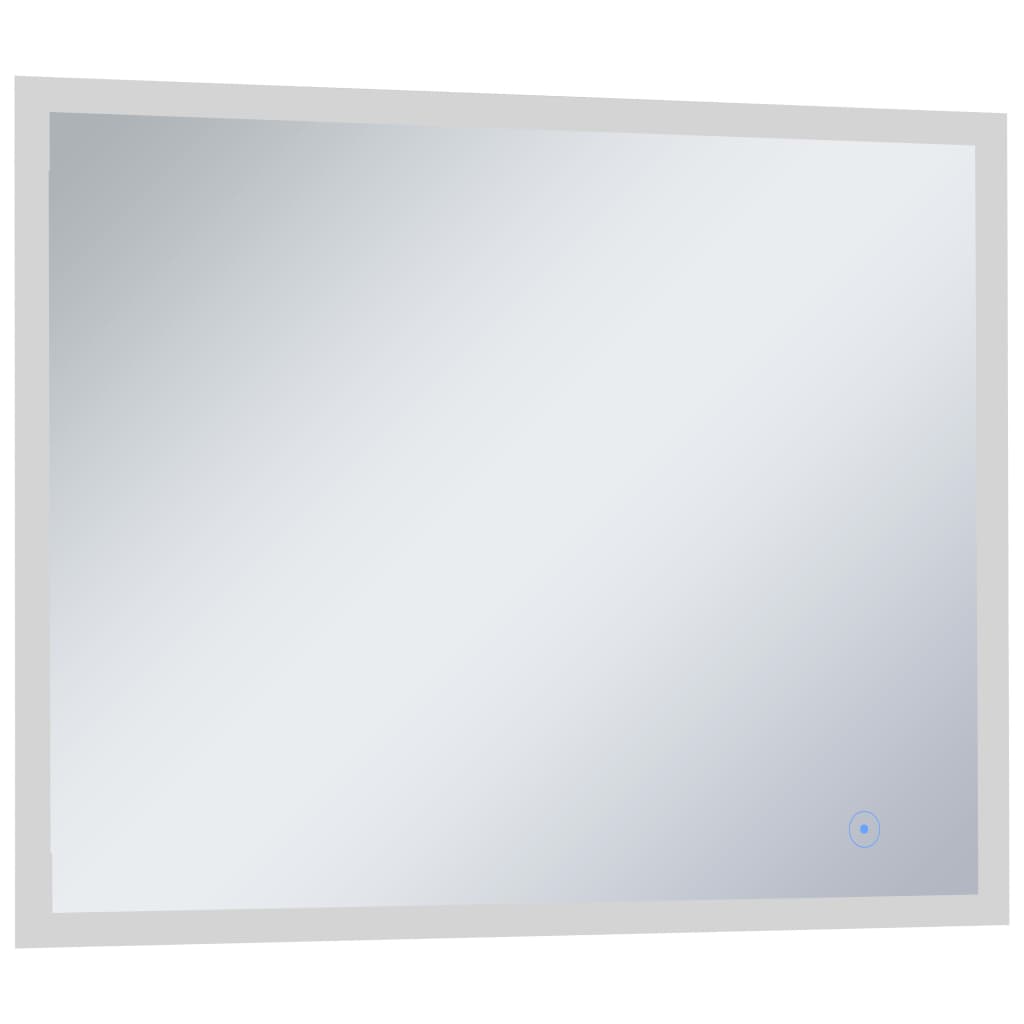 Badrumsspegel LED med touch-sensor 80x60 cm