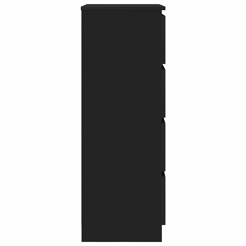 Byrå Svart 60x35x98,5 cm