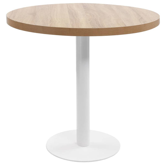 Baaripöytä Bistropöytä vaaleanruskea 80 cm MDF