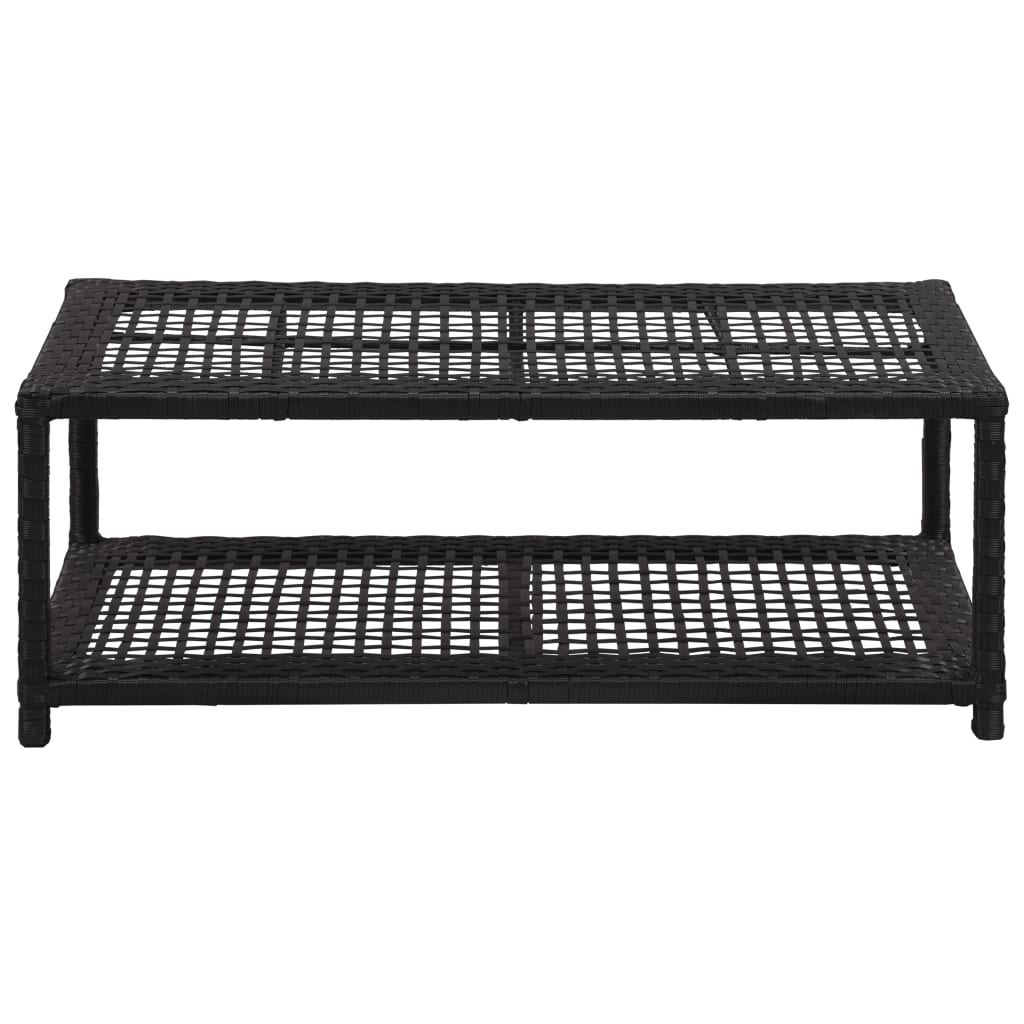 Skoställ Svart Skobänk 80x40x30 cm konstrotting