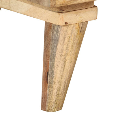 Sängbord Nattduksbord Trä 36x30x60 cm massivt mangoträ