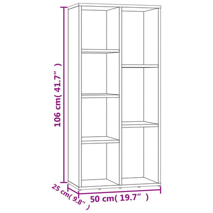 Sonoma tammi kirjahylly 50x25x106 cm