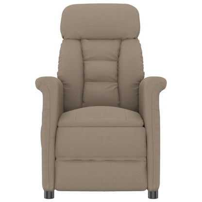 Nojatuoli Recliner taupe keinomokka