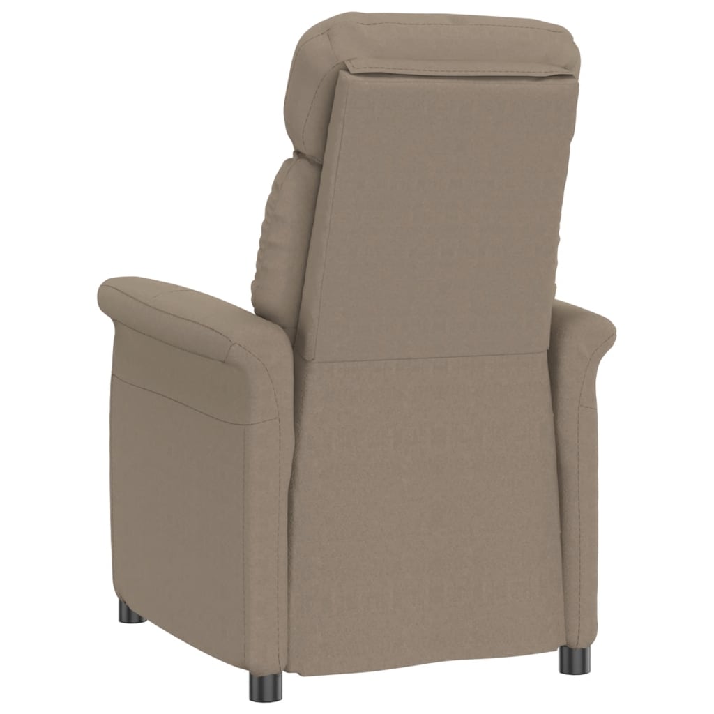 Nojatuoli Recliner taupe keinomokka