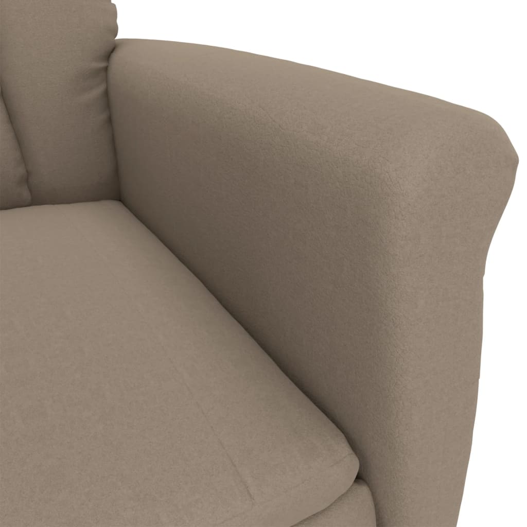 Nojatuoli Recliner taupe keinomokka