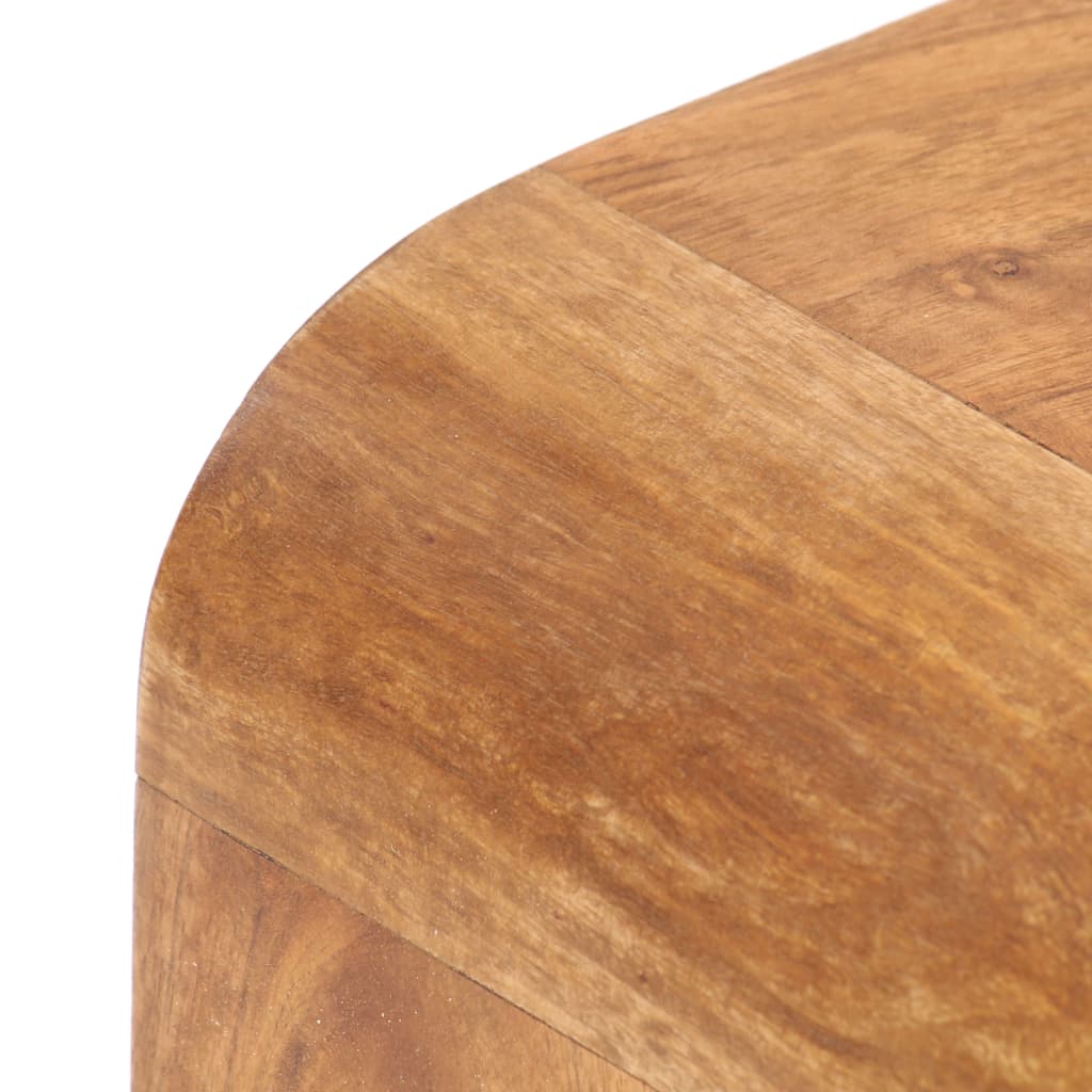 Sidobord Trä 3 delar massivt akaciaträ honungsfinish