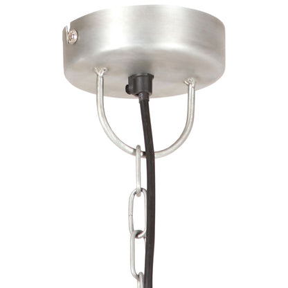 Taklampa Hänglampa industriell 25 W silver rund 30 cm E27