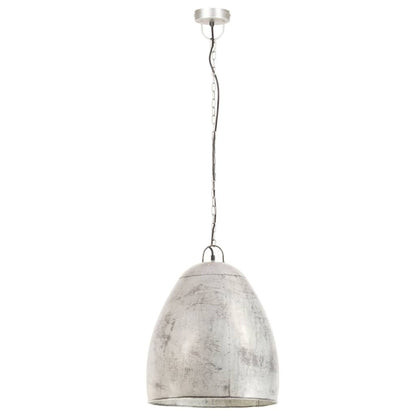 Taklampa Hänglampa industriell 25 W silver rund 42 cm E27