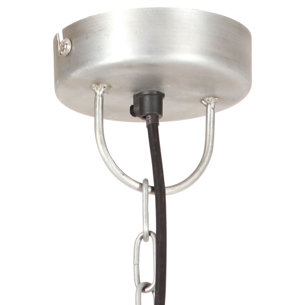 Taklampa Hänglampa industriell 25 W silver rund 42 cm E27