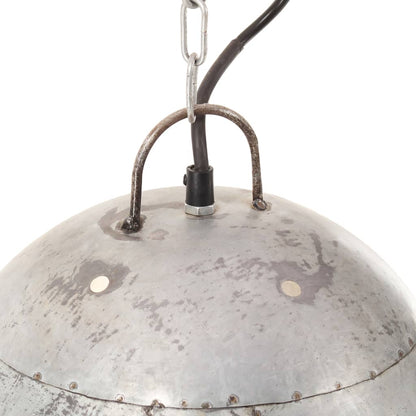 Taklampa Hänglampa industriell 25 W silver rund 42 cm E27