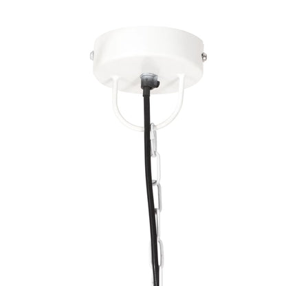 Taklampa Hänglampa industriell 25 W vit rund 42 cm E27