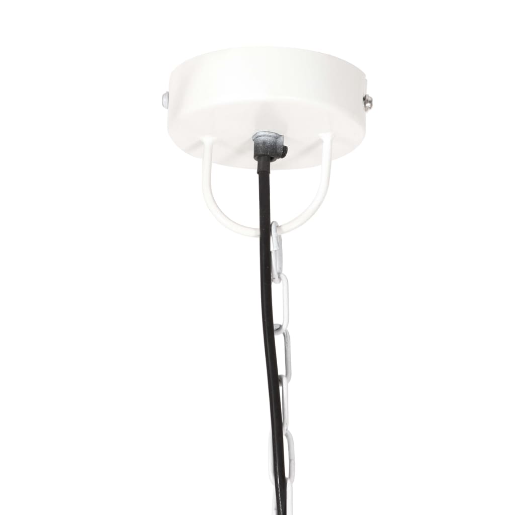 Taklampa Hänglampa industriell 25 W vit rund 32 cm E27