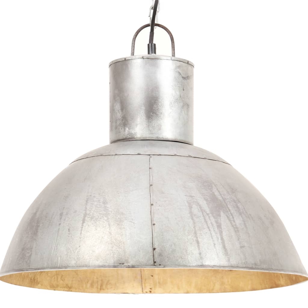 Taklampa Hänglampa 25 W silver rund 48 cm E27