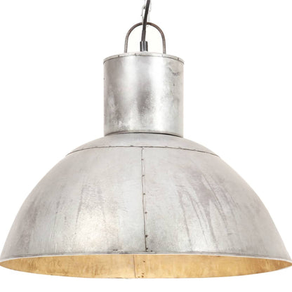 Taklampa Hänglampa 25 W silver rund 48 cm E27