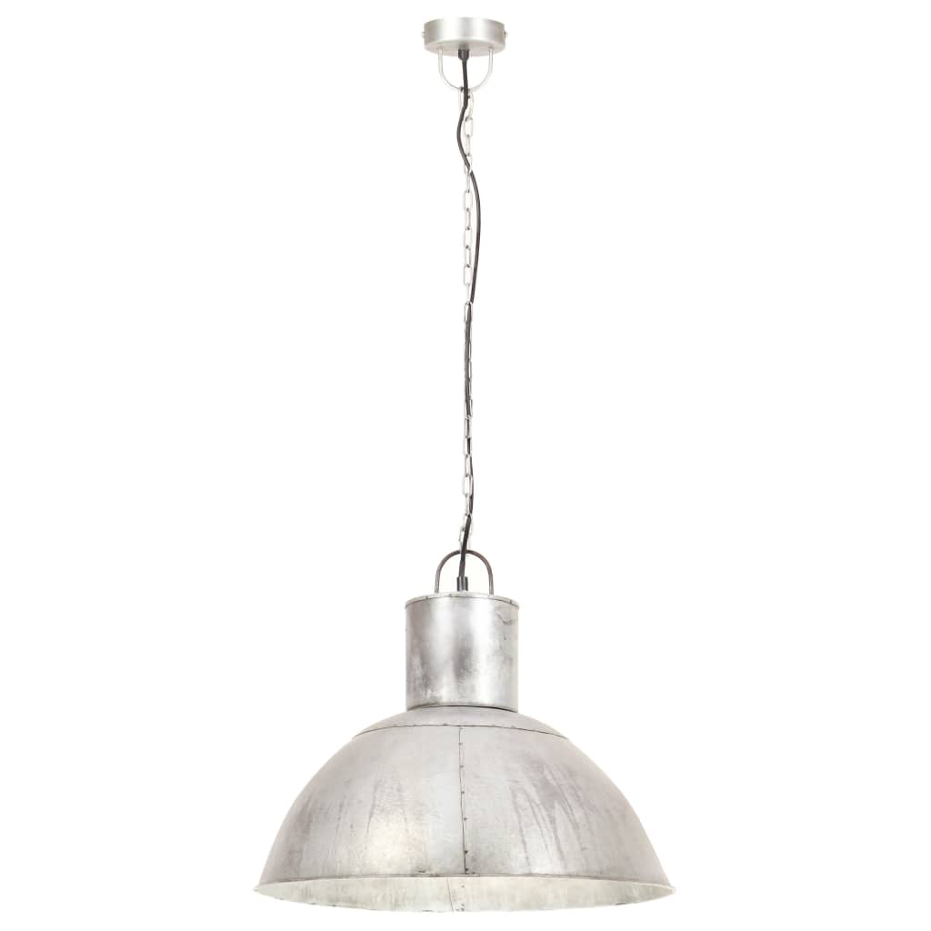 Taklampa Hänglampa 25 W silver rund 48 cm E27