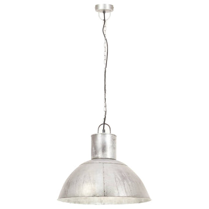 Taklampa Hänglampa 25 W silver rund 48 cm E27