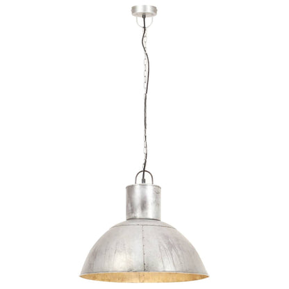 Taklampa Hänglampa 25 W silver rund 48 cm E27