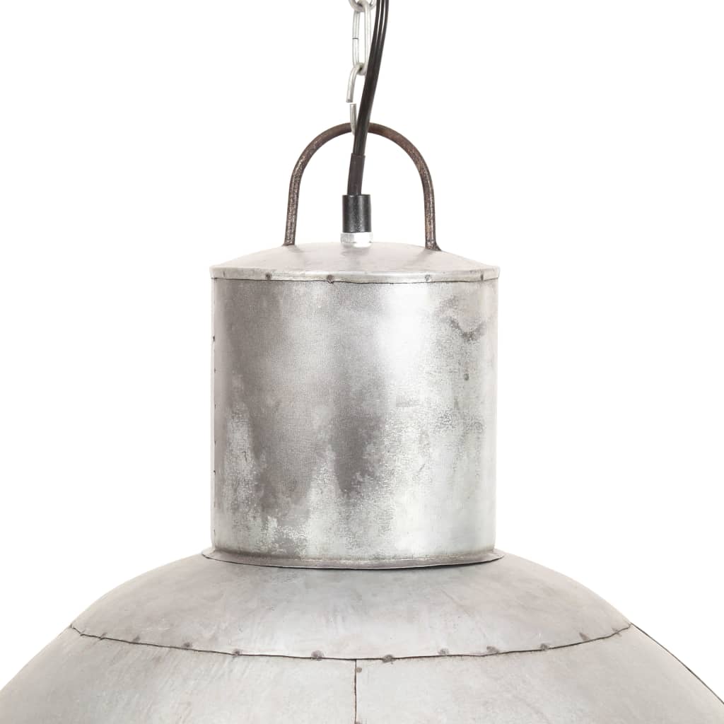 Taklampa Hänglampa 25 W silver rund 48 cm E27