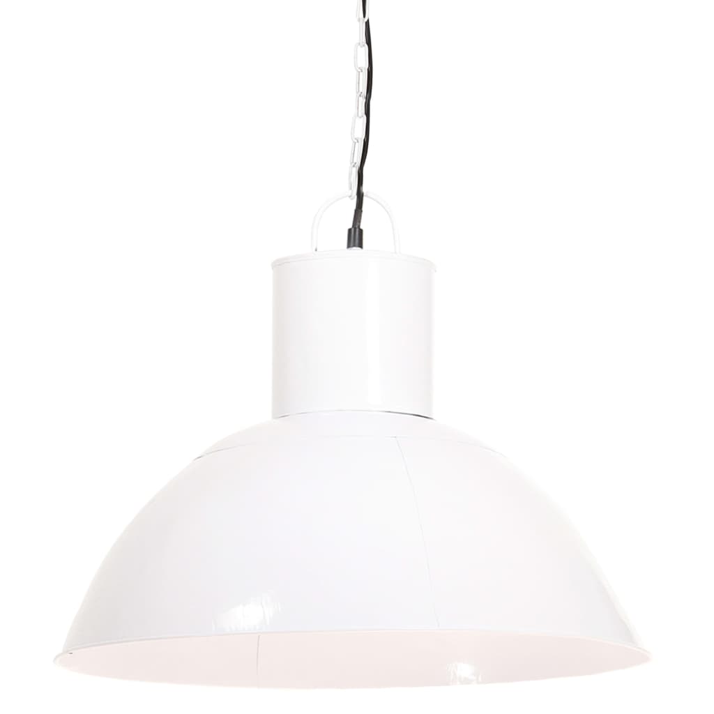 Taklampa Hänglampa 25 W vit rund 48 cm E27